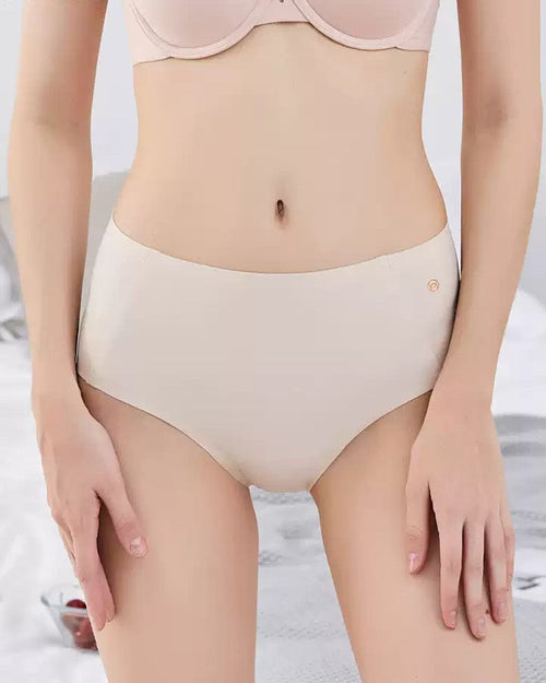 High-Waist Seamless Control Briefs