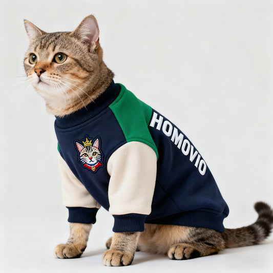 HOMOVIO The Royal Varsity Sweatshirt – Style That Reigns Supreme!